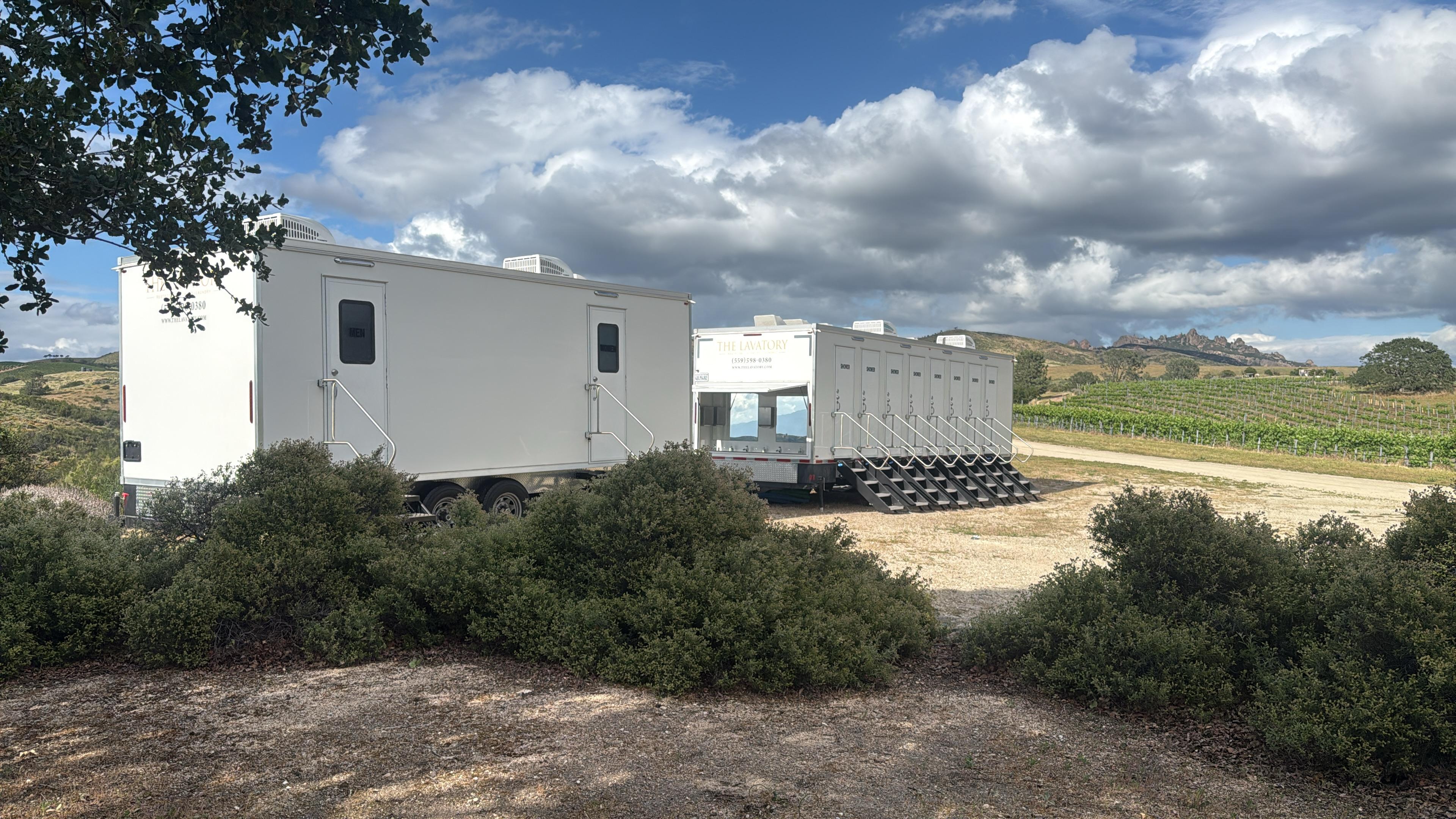 The Lavatory Denver division. Front Range luxury restroom trailer rentals dispatched 24/7