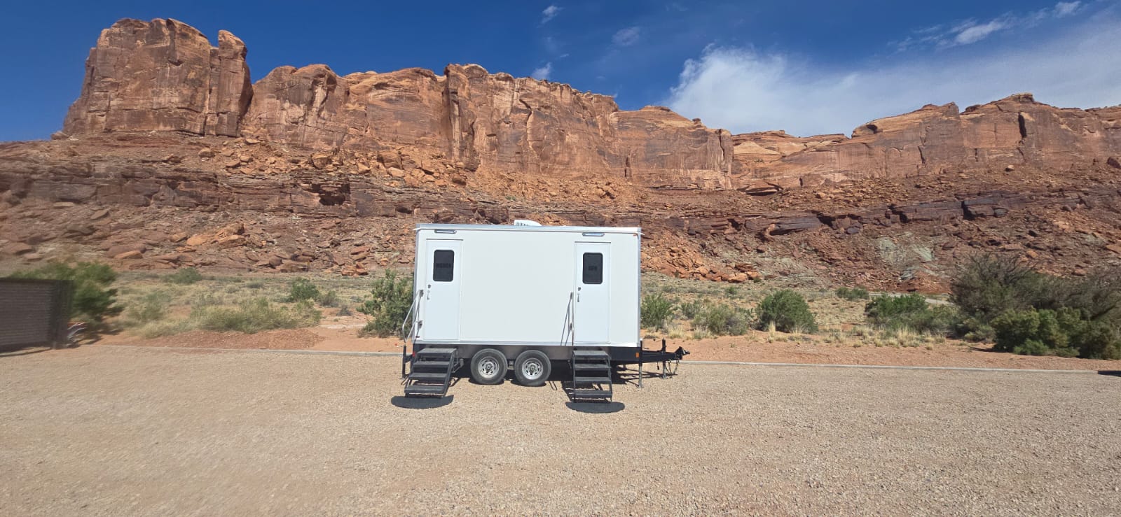 Real camping & glamping deployment by The Lavatory Denver