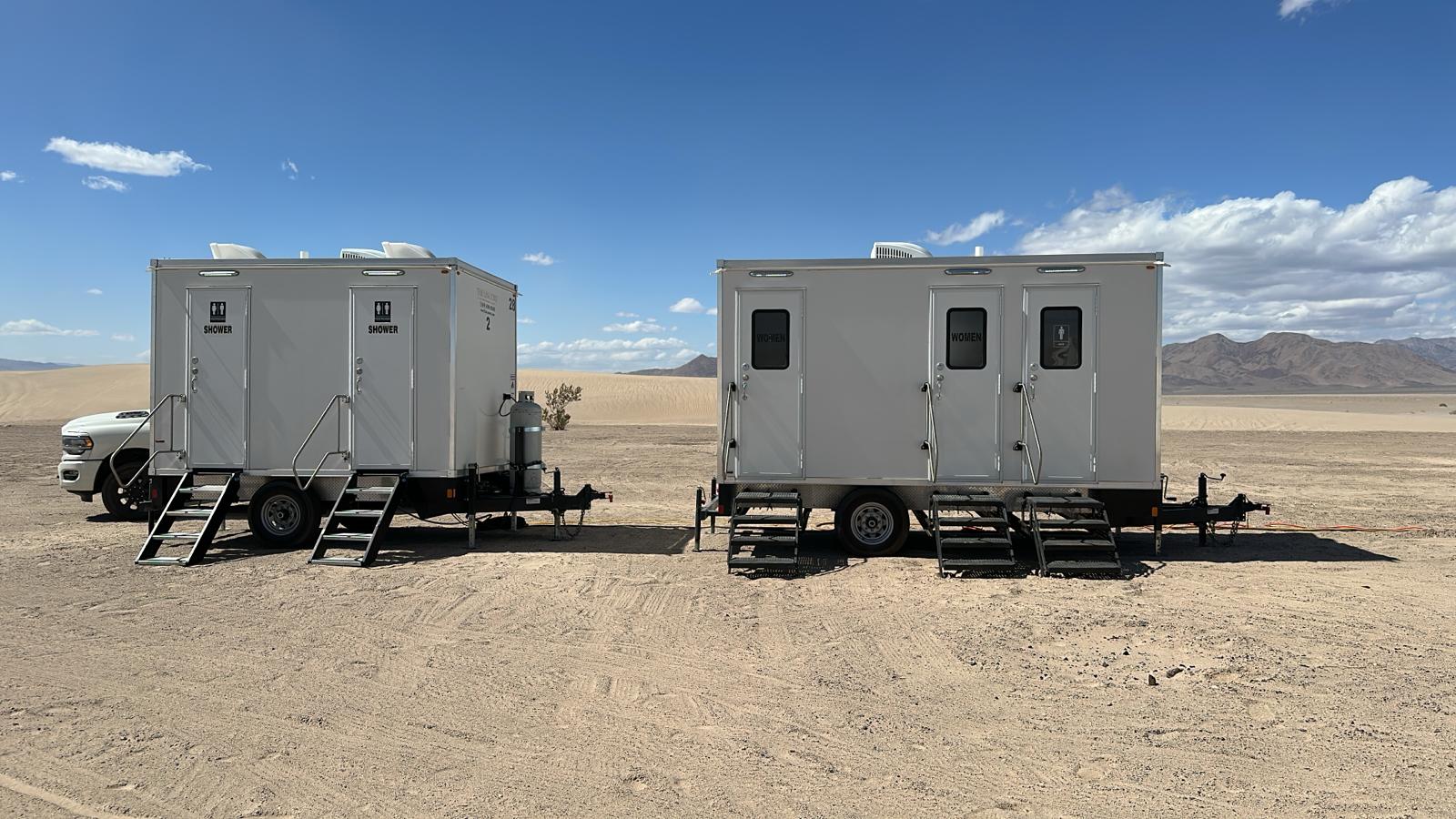 Real camping & glamping deployment by The Lavatory Denver