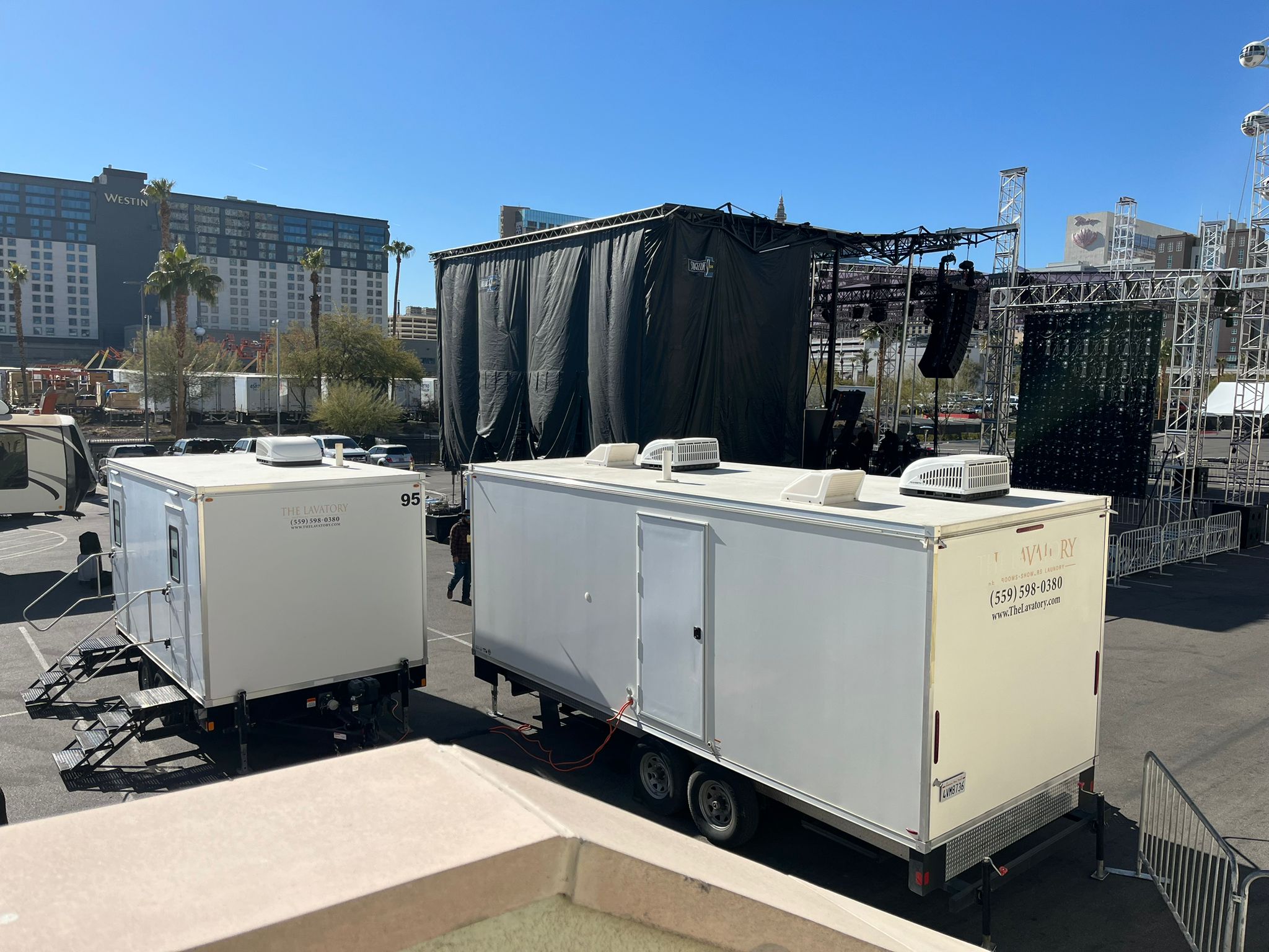 Real large outdoor events deployment by The Lavatory Denver